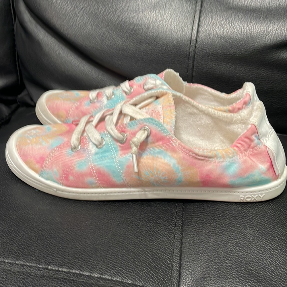 Roxy Bayshore III Tie Dye Women’s Sneaker size 10 - Picture 2 of 7